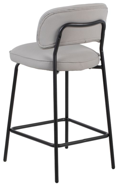 New Classic® Home Furnishings Blythe Black/Ivory Counter Stool-4