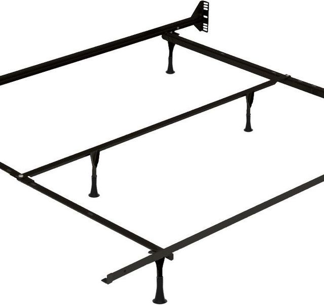Beaudoin Deluxe Metal Bed Frame with Plastic Glides for Twin-Full-Queen Bed-1