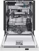 Samsung Bespoke 24" White Glass Top Control Built In Smart Dishwasher with 3rd Rack Washing System-2