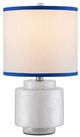 Currey & Company Beryl White Table Lamp-1