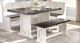 Sunny Designs™ Carriage House Black Dining Table with Withe Base-2