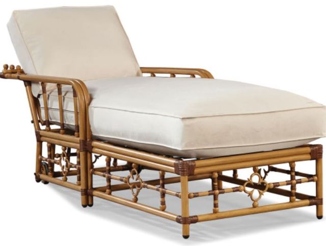 Lane Venture® Mimi by Celerie Kemble Off-White/Raffia Adjustable Morris Chaise-0