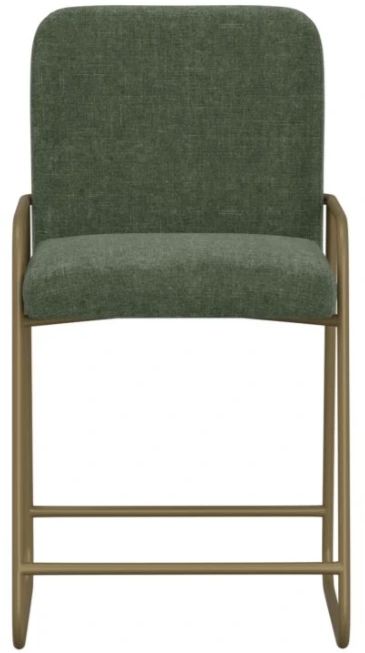 International Furniture Direct Seating Gold/Olive Bar Stool-2