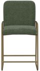 International Furniture Direct Seating Gold/Olive Bar Stool-2