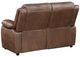 Coaster® Ellington Dark Brown Upholstered Padded Arm Loveseat-4