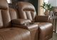 Best® Home Furnishings Customizable Suitably Leather Manual Reclining Rocker Console Loveseat-1