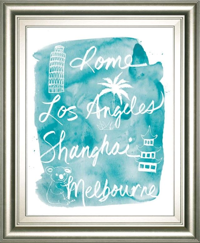 Classy Living Lottie Fontaine Sightseeing Il 22"W Wall Art-0