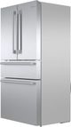 Bosch® 800 Series 36 in. 20.5 Cu. Ft. Stainless Steel Counter Depth French Door Refrigerator-4