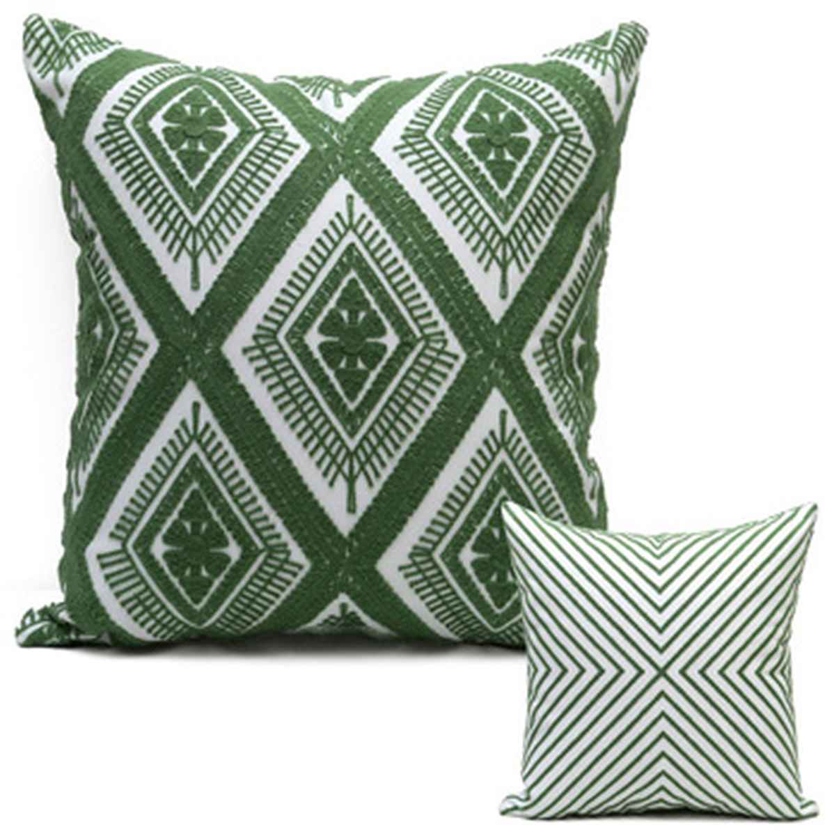 Ash Diamond Throw Pillow