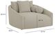 TOV Furniture Hanim Warm Gray Daybed-2