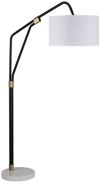 Renwil® Wroxton Matte Black Floor Lamp-1