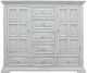International Furniture Direct Terra Vintage White Mule Chest-3