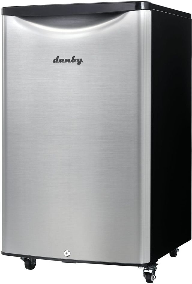 Danby® 21" 4.4 Cu.Ft. Black Stainless Steel Compact Refrigerator-3