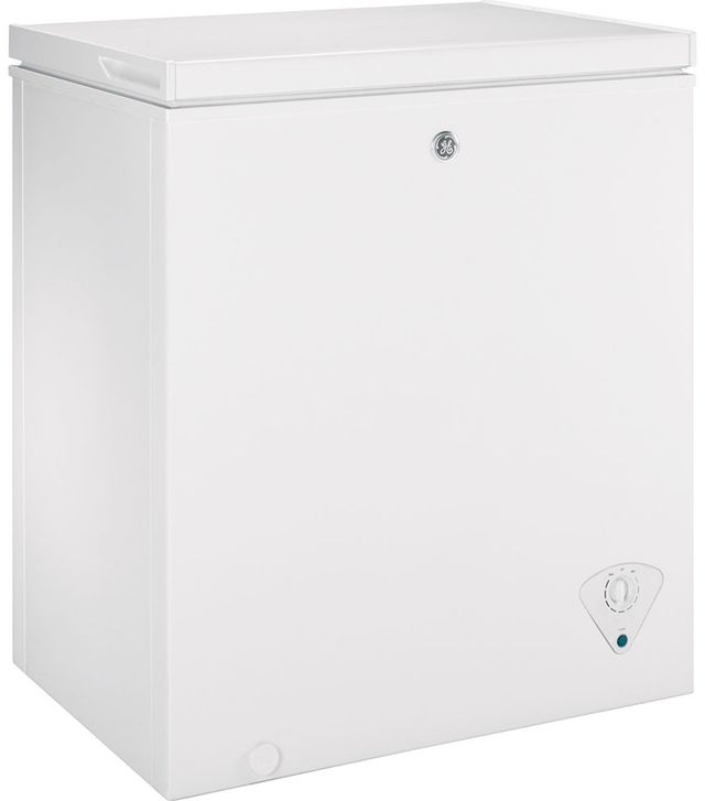 GE® 30" 5 Cu. Ft. White Chest Freezer-1