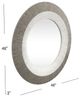 Bassett Mirror Koree Brown/White Wall Mirror-3
