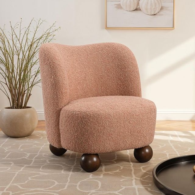 Furniture of America® Karey Pink Accent Chair-1