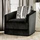 Furniture of America® Modbury Black Chair-0
