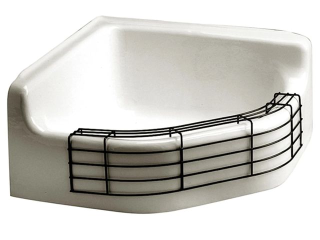 American Standard Service Sink White Florwell® Floor-Mount Cast Iron-0