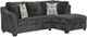 Signature Design by Ashley® Biddeford 2-Piece Shadow Right-Arm Facing Sleeper Sectional and Chaise-0