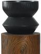 StyleCraft Brown/Sveltwood Black 15" Vase-1