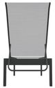 Telescope Casual Leeward Abalone/Graphite Fabric/Polymer Outdoor MGP Sling Lay-Flat Stacking Armless Chaise with Wheels-3