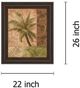 Classy Living Vivian Flasch Tropical Breeze I 22" Wall Art-2