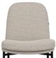 International Furniture Direct Seating Blacksmithing Matte Black/Ivory Bar Stool-3