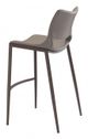 Zuo® Ace Gray & Walnut Set of 2 Bar Chairs-4