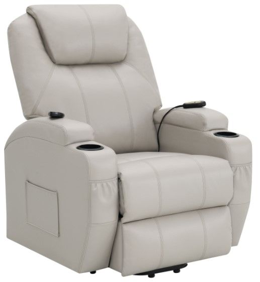 Coaster® Sanger Power Lift Recliner with Massage Furniture