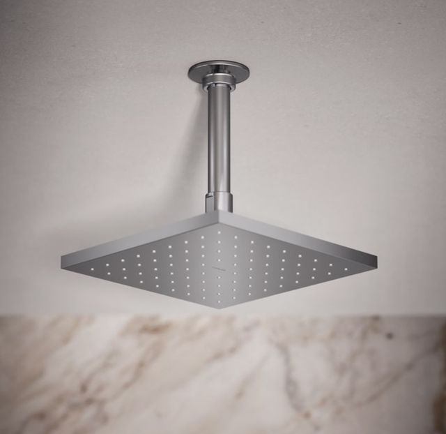 KOHLER® Contemporary Polished Chrome 2.5 GPM Square 8" Single-Function Rainhead-1