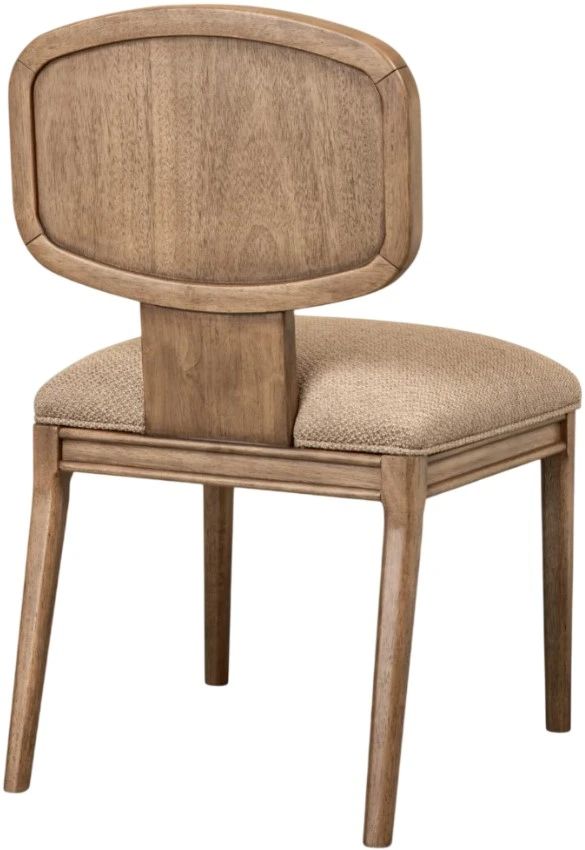 Modus Furniture Carlisle Toffee Crunch Upholstered Dining Side Chair-4