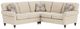 Flexsteel® Customizable Moxy 2-Piece Sectional with Formal Panel Roll Arm-2