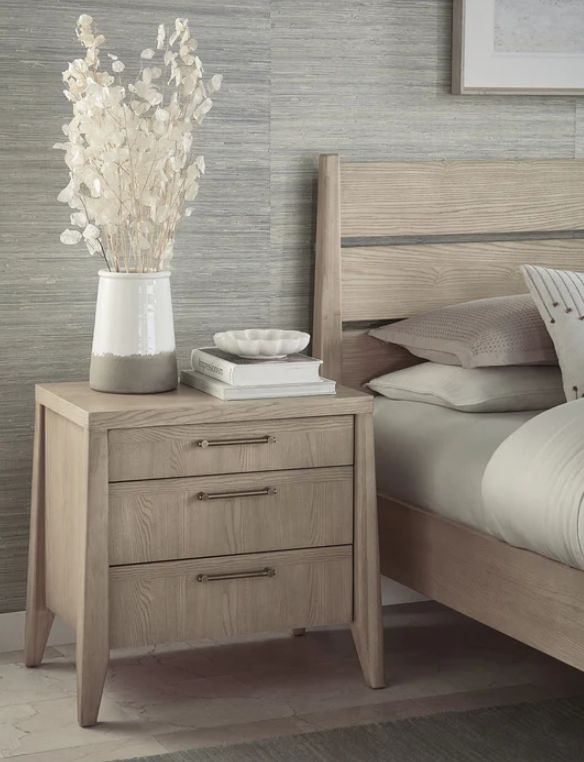 Modus Furniture Sumire Ginger 3-Drawer Nightstand-1