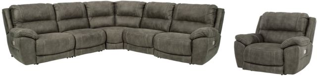 Signature Design by Ashley® Cranedall 2-Piece Quarry Living Room Set with Power Reclining Sectional-0