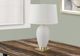 Monarch Specialties Inc. 26"H White Ceramic Table Lamp-4