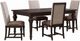 Liberty Furniture Paradise Valley 5-Piece Flax Tweed/Saddle Brown/Tobacco Optional Dining Table Set-0