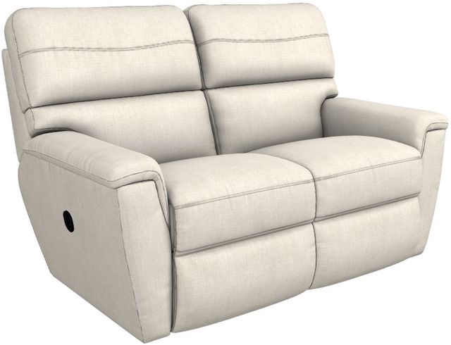 La-Z-Boy® Ava Ivory Manual Reclining Loveseat-0