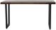 International Furniture Direct Riverwood Brown Sofa Table with Black Base-3