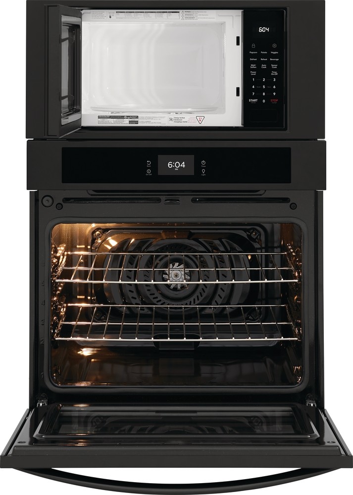 Frigidaire 30" Black Oven/Microwave Combo Electric Wall Oven - Thumbnail 2