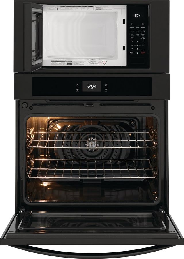 Frigidaire® 30&quot; Black Oven/Microwave Combo Electric Wall Oven 