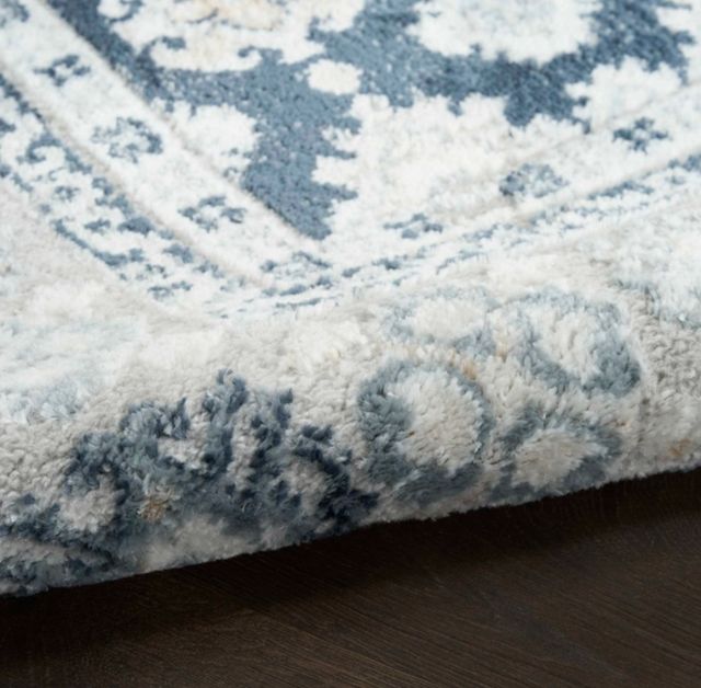 Nourison Home™ Dekor DEK02 Gray Navy 5'x7' Style 1 Area Rug-3