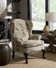 Best® Home Furnishings Field & Stream Home Sylvia ABX2 Wing Back Chair with Antique Black Legs-4