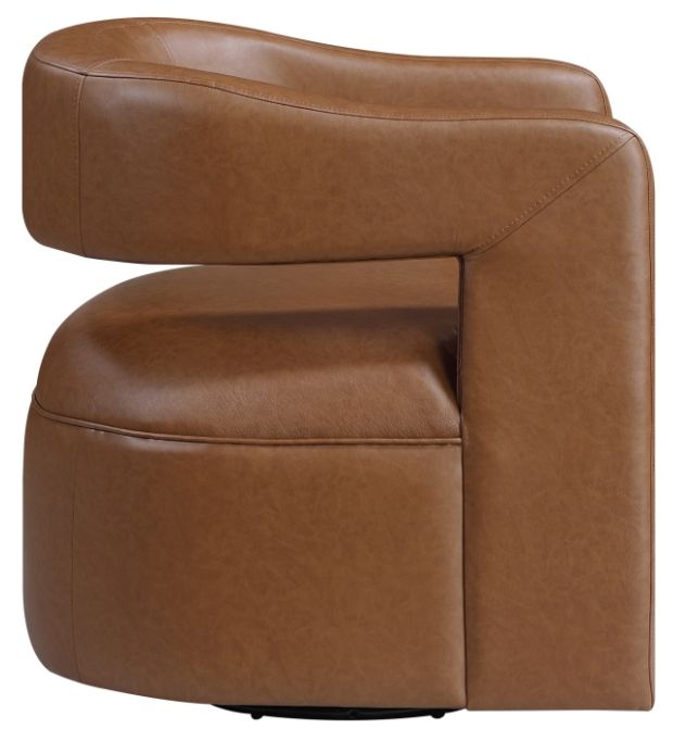 Homelegance® Sawyer Camel Swivel Chair-3