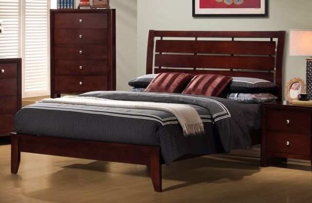 Coaster® Serenity Rich Merlot Queen Bed-3