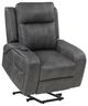 Coaster® Foley Gray Power Lift Recliner-2