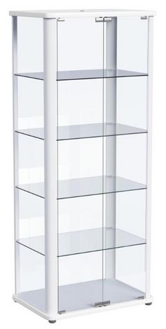 Coaster® Aero White Display Cabinet