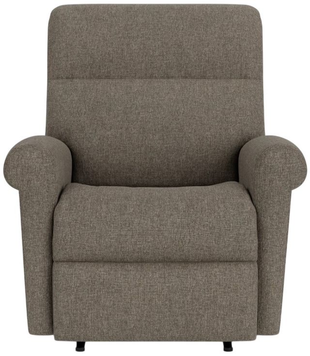 Flexsteel® Davis Brown Power Rocking Recliner with Power Headrest-1