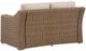 Signature Design by Ashley® Laguna Heights Beige/Gray Fabric/Resin Wicker Outdoor Loveseat-3