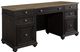 Riverside Furniture Regency Antique Oak/Matte Black Credenza Desk-0