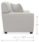 La-Z-Boy® Piper Oyster Loveseat-5